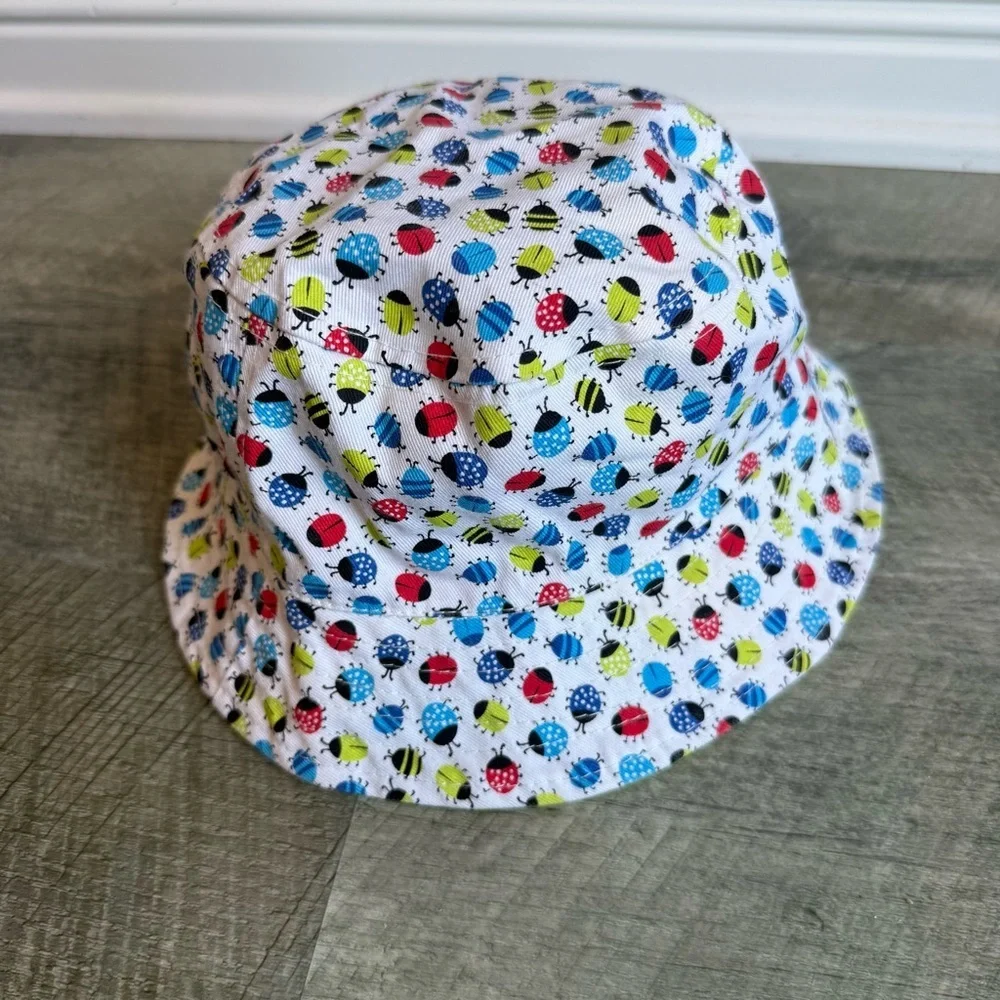 Kids Bucket Sun Beach Hat Ladybug Design OSFM One Size